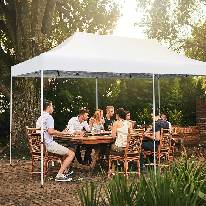 Tangkula 10x20 Ft Pop Up Canopy, UPF 50+ Easy Setup Instant Canopy Tent - Image 2