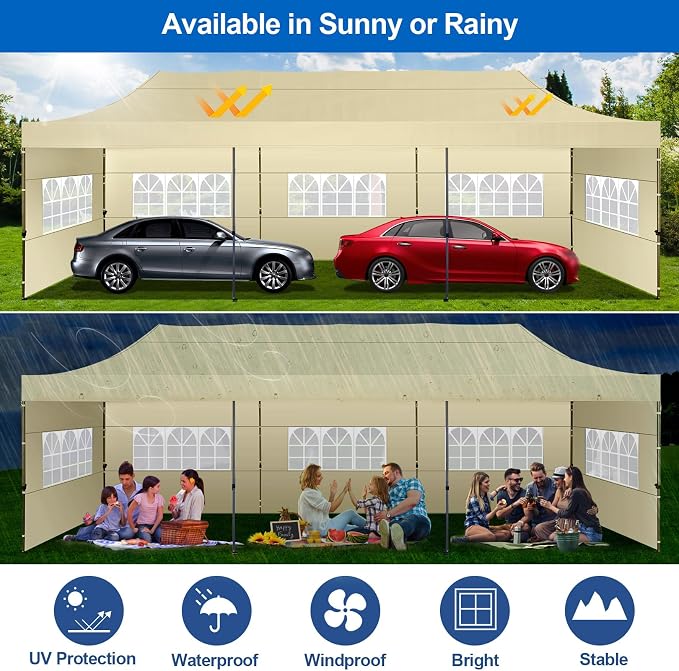 COBIZI 10x30 Pop Up Canopy - Image 7