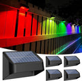 Brighter Solar Fence Lights RGB 8 Colors, Dusk to Dawn Deck Light, Fence Solar by Unknown