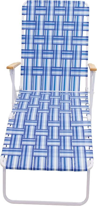 Camp & GO 4-Position Folding Web Lawn Chair Outdoor Lounger - Image 4