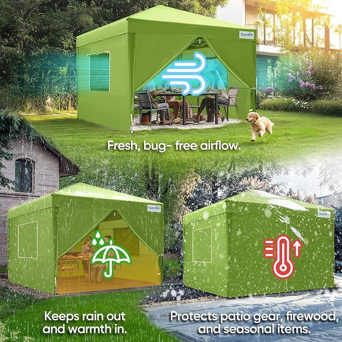 Quictent Privacy 10x10 Pop up Canopy Tent - Image 4