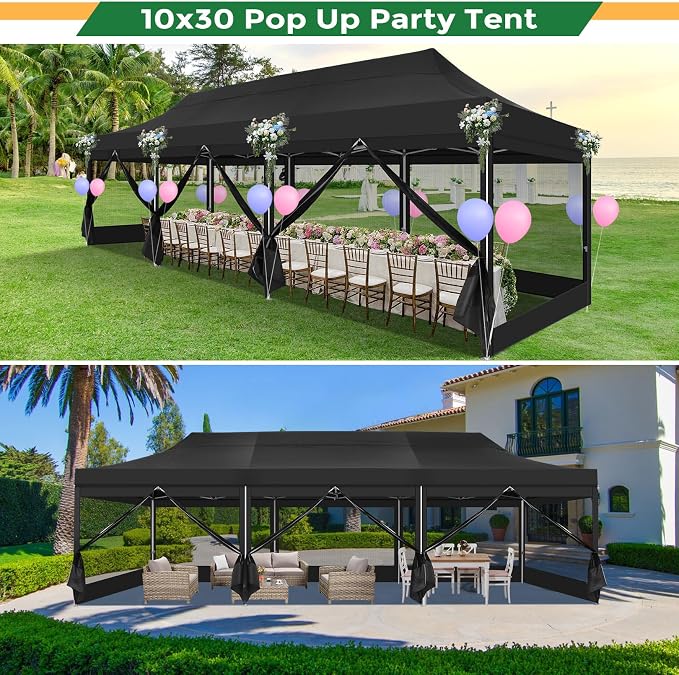 COBIZI 10x30 Heavy Duty Pop Up Canopy - Image 2