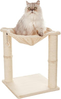 Amazon Basics Cat Tower with Hammock Bed and Scratching Post by AmazonBasics