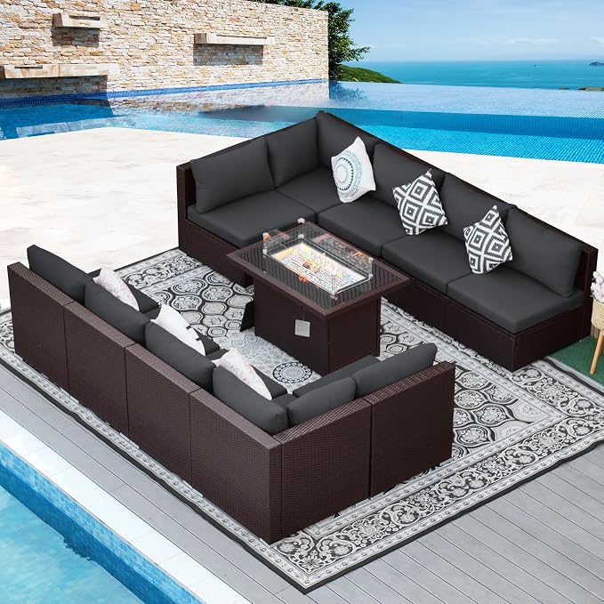 NICESOUL 11 Piece Outdoor Furniture Set - Image 3