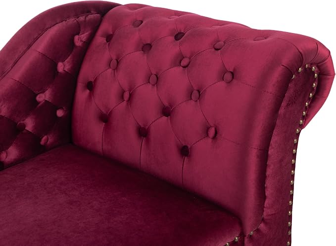 Merax 62'' Velvet Chaise Lounge Indoor - Image 9