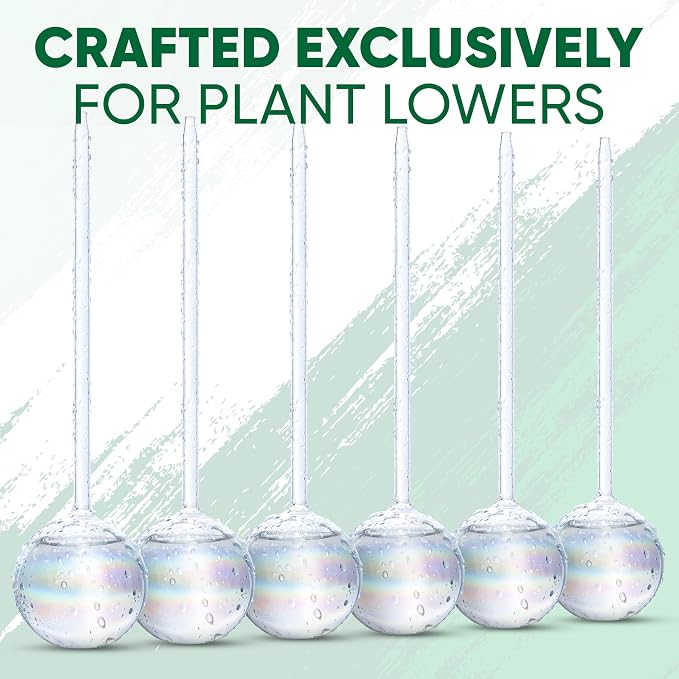 Clear Plant Watering Globes Set of 6 - Image 8