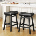 Counter Height Bar Stools Set of 2, 24 Inch Barstools by Raynesys