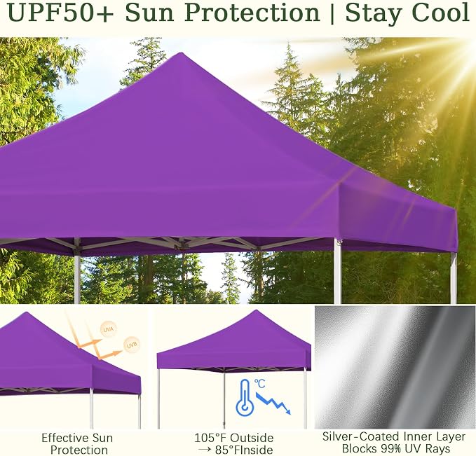 10x10 Canopy Replacement Top Cover - Image 4