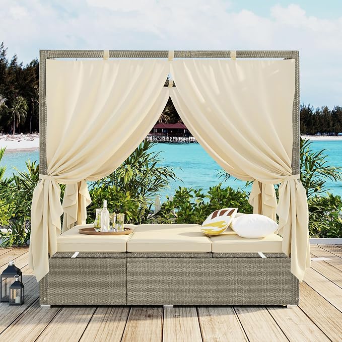 Wicker Metal Outdoor Pool Furniture - Image 3