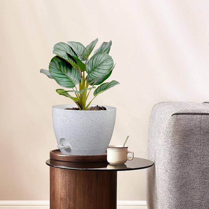10 inch Self Watering Pots, Plant Pots - Image 2