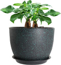 12inch Large Plant Pot, Modern Plastic Planter by UOUZ
