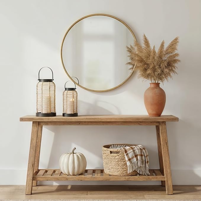 Natural Rattan Boho Lanterns - Image 8
