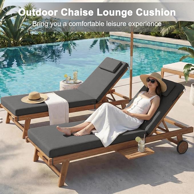 Outdoor Lounge Chair mat, 71 inches x 21 inches, Waterproof Chaise Lounge - Image 7