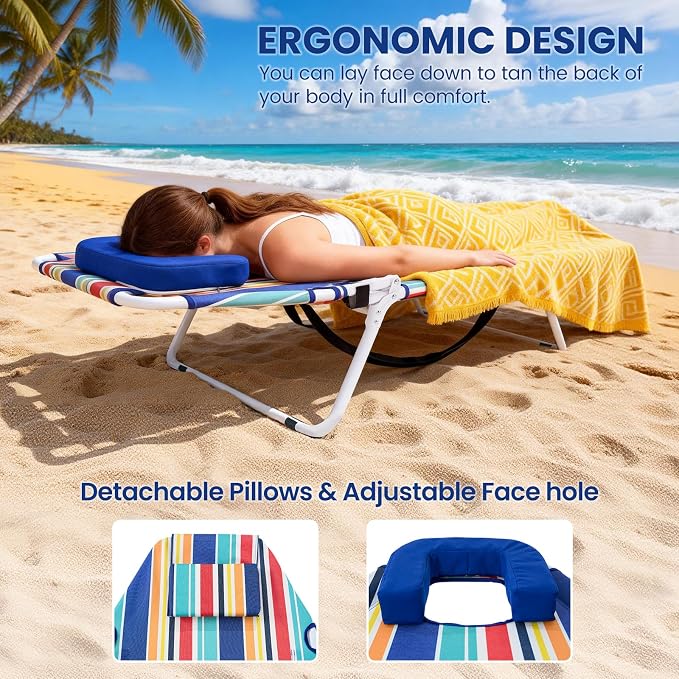 LILYPELLE Folding Chaise Lounge Chair - Image 5