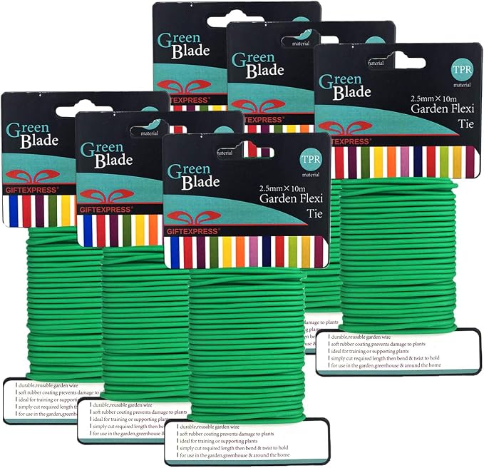 GiftExpress Pack of 6 Garden Soft Wire Tie, 32.8' ea. Garden Plant Tie - Image 6