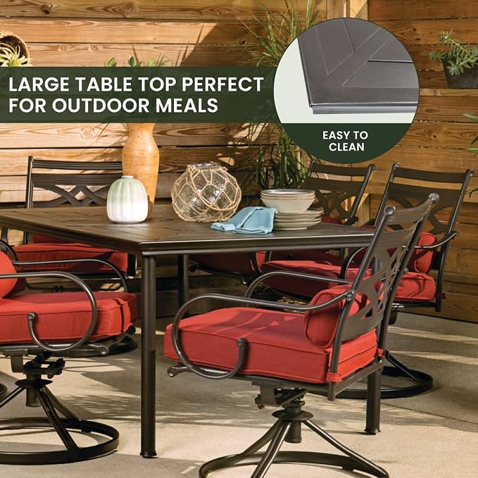 Hanover Montclair 7-Piece Outdoor Dining Set - Image 9