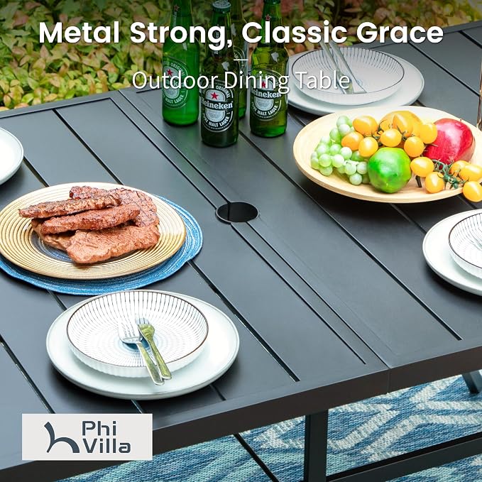 PHI VILLA 7 Piece Outdoor Dining Set - Image 5