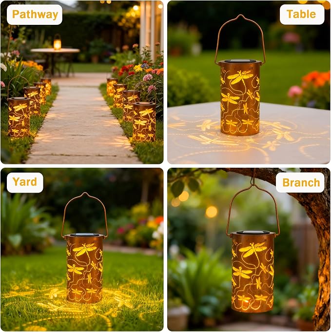 Dragonfly Solar Lanterns Outdoor Waterproof, Birthday Gifts - Image 5