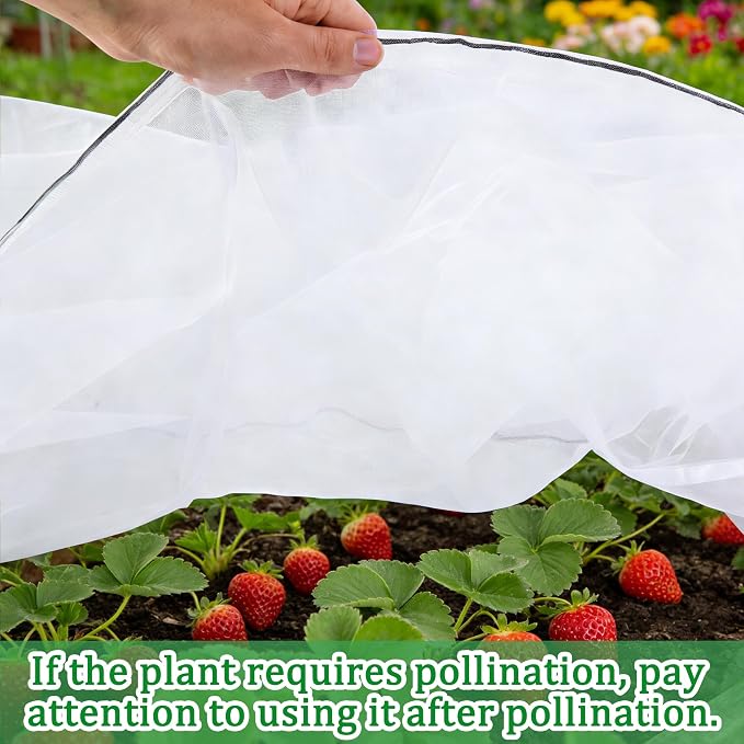2 Pack Garden Netting for Raised Beds, 55.1" x 30" x 19.6" Garden Bed Insect - Image 5