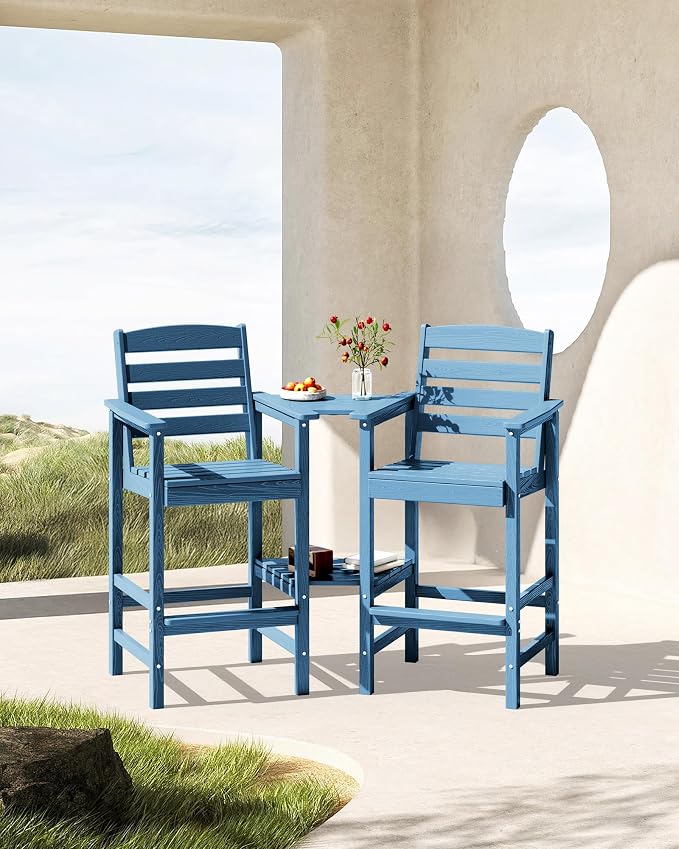 SERWALL Tall Adirondack Chairs Set of 2 - Image 2