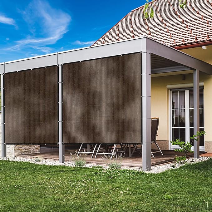 VICLLAX 90% Shade Fabric Sun Shade Cloth Privacy Screen by HOME