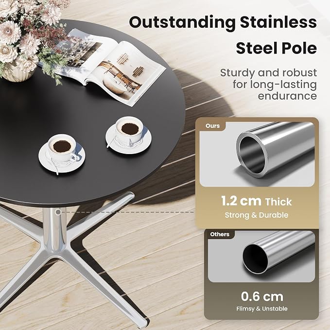 PHI VILLA 5 Pieces Outdoor Small Dining Set - Image 7