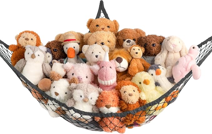 Stuffed Animal Storage Hammock Net Corner by TCGPRO