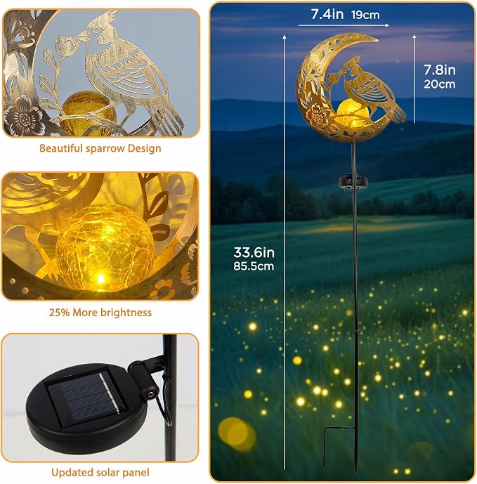 Solar Phoenix Bird Lights Outdoor - Image 4