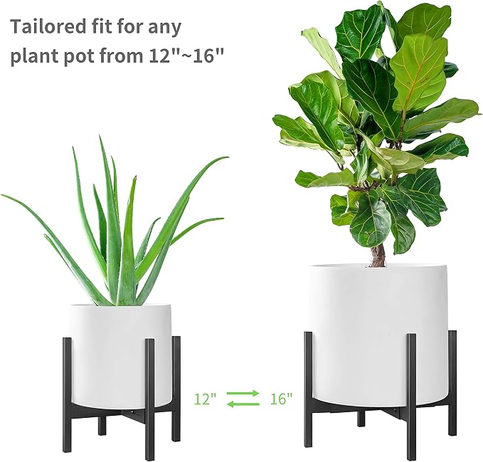 FaithLand Plant Stand, Adjustable Size Fits 12 13 14 15 16 Inches Large Plant - Image 6