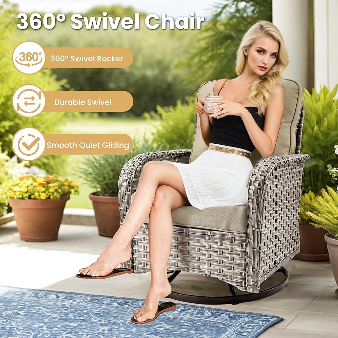 HOOOWOOO Outdoor Sectional Furniture Set - Image 4
