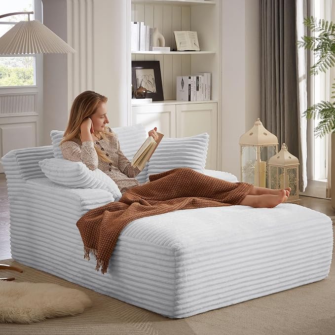 ODUWA Oversized Chaise Lounge Chair Indoor, Sofa Bed by ODUWA