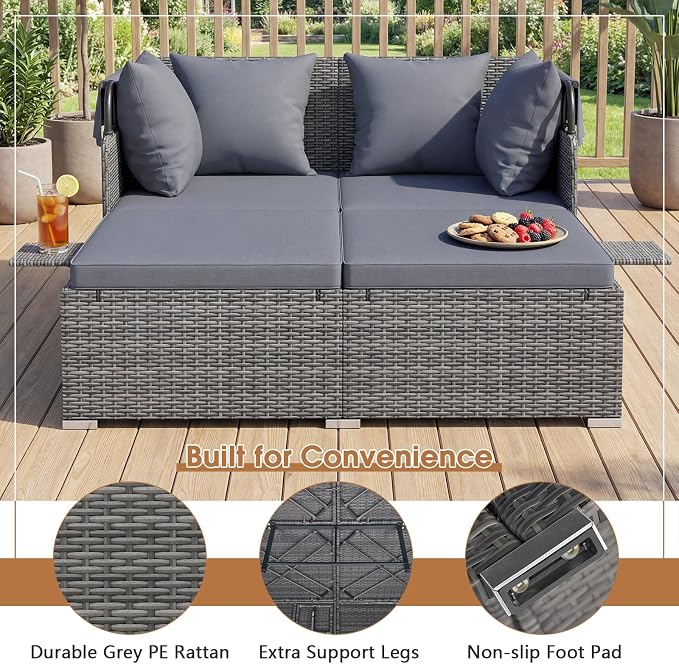 RELAX4LIFE Patio Outdoor Daybed - Image 5