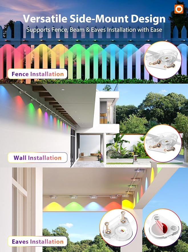 addlon Permanent Outdoor Lights, Smart RGB+IC LED Lights - Image 6