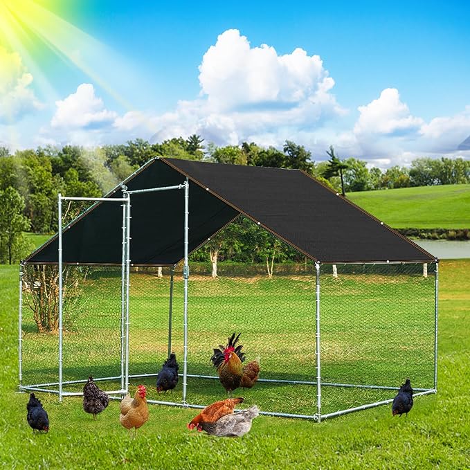 QLOFEI 60-70% Shade Cloth with Grommets, Sunblock Shade Sail Mesh Tarp - Image 2