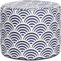 Jaxx Spring Indoor/Outdoor Bean Bag Pouf Ottoman, Nippon Koi by Jaxx