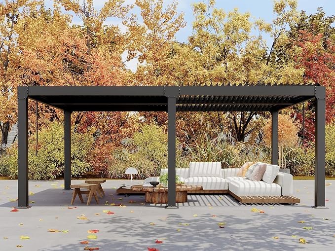 Garvee Louvered Pergola - Image 7