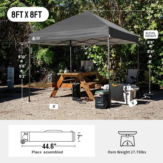 CROWN SHADES 8x8 Pop Up Canopy - Image 2