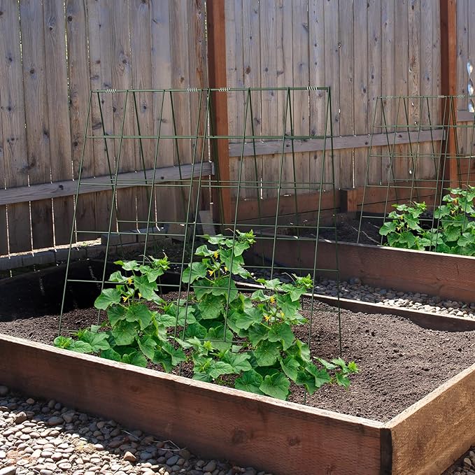 AGTEK 2 Packs 18" x 46" Foldable Cucumber Trellis - Image 6