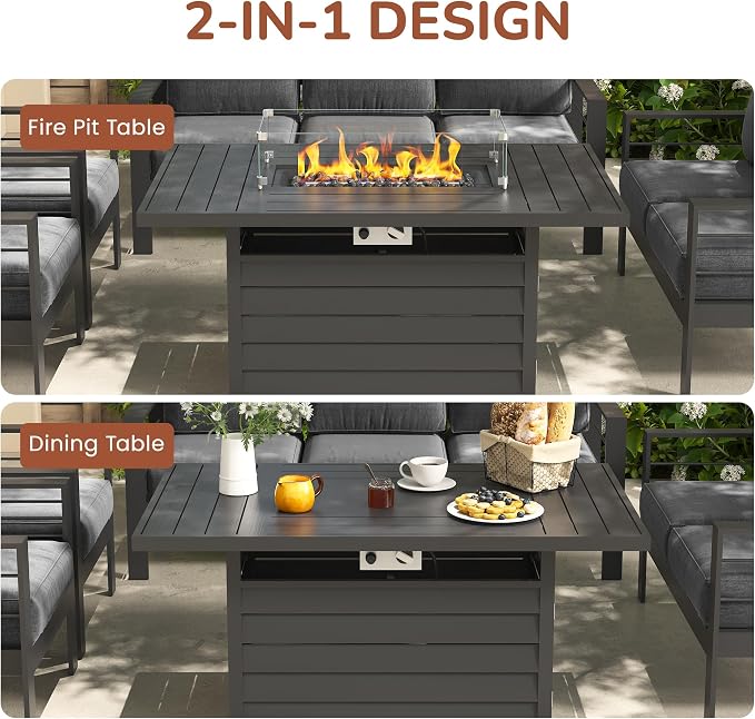 Solaste Aluminum Patio Furniture Set - Image 8