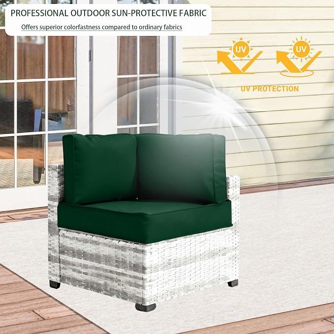 Outdoor Cushion Covers for Patio Furniture, Patio Cushion Covers Replacement - Image 3