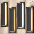 4 Packs Modern Exterior Lighting Fixtures, 16 in Long Outside Lights by ZSMAIKU