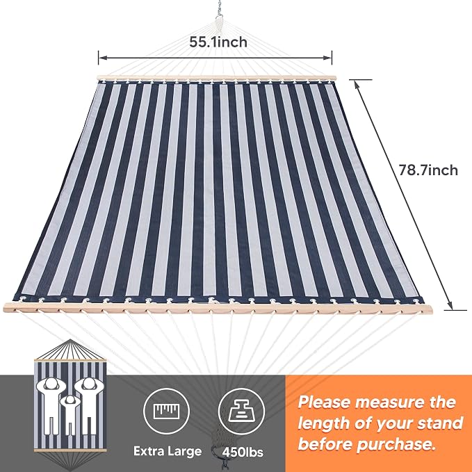 SUNCREAT Hammocks 15 FT Quick Dry Hammock Double Size - Image 4