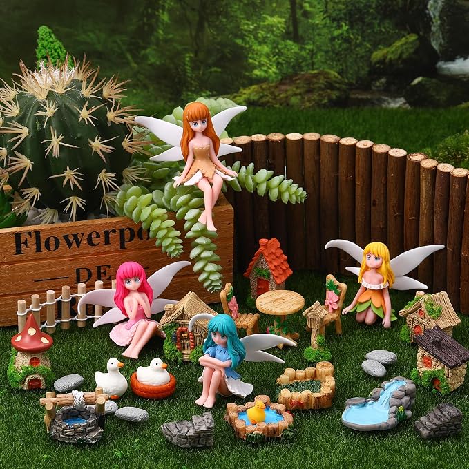 35 Pcs Fairy Garden Accessories Miniatures Garden Kit - Image 6