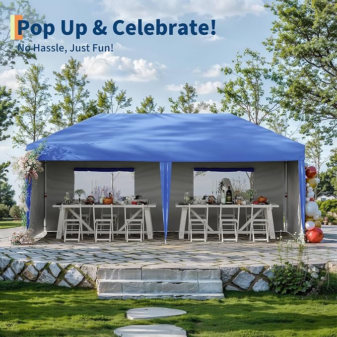 Garvee 10x10 Pop Up Canopy Tent, Heavy Duty Commercial Instant Shelter - Image 5