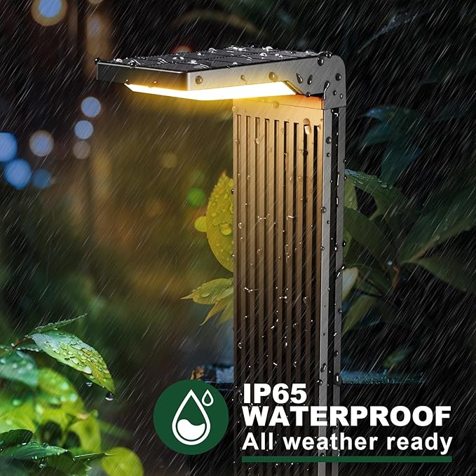 Solar Pathway Lights Outdoor 6Pack, Bright 60LED Solar Path Lights Outside - Image 3