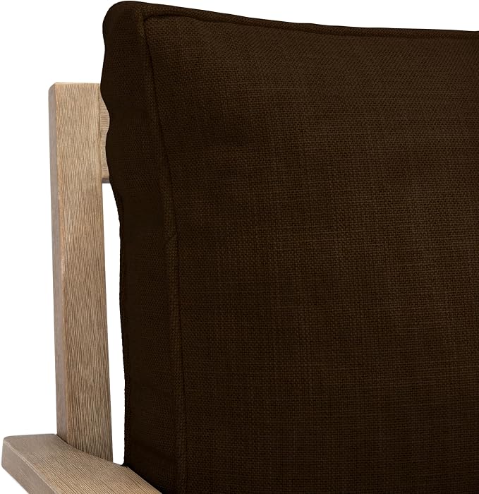 SAFAVIEH Couture Outdoor Collection Martinique Natural/Dark Brown Cushion Solid - Image 6