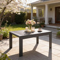 All-Weather Aluminum Outdoor Coffee Table, Modern Coffee Table by KisstheWaterPatioTool