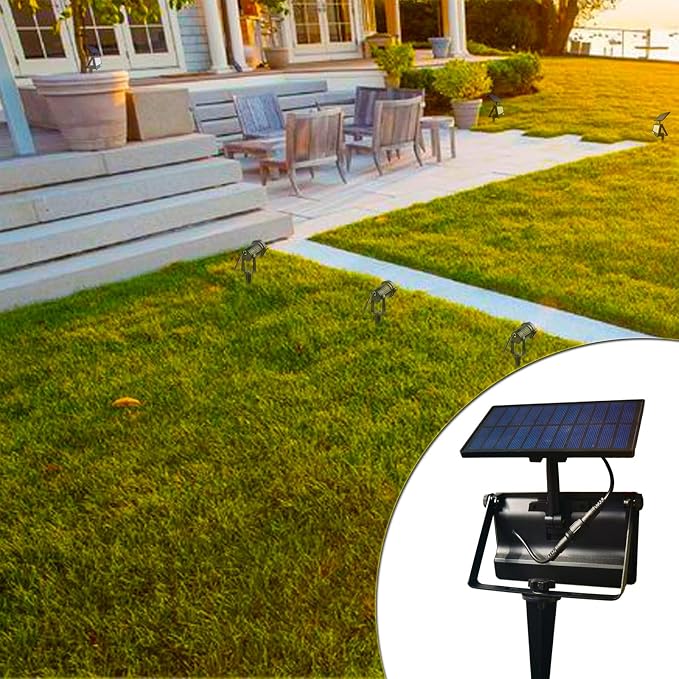 Replacement Stakes for Flood Lights, 6.3in Aluminum Metal Ground Stake - Image 4