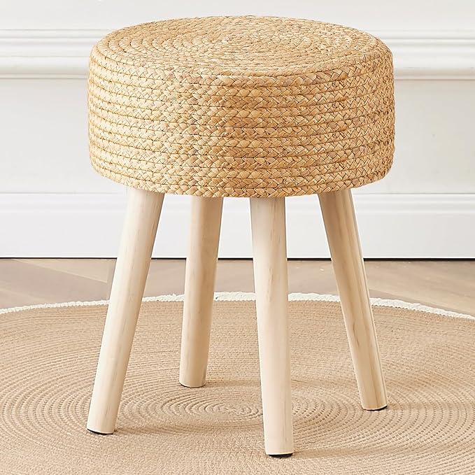 Cpintltr Round Ottoman Footstool Foot Stool Pouf Ottomans by CpintltrFruniture