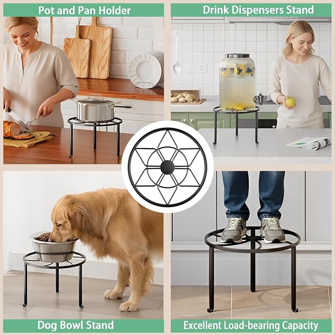 5 Pack Plant Stand Metal Flower Pot Stand Holders Indoor Tall Plant Rack Plant - Image 6